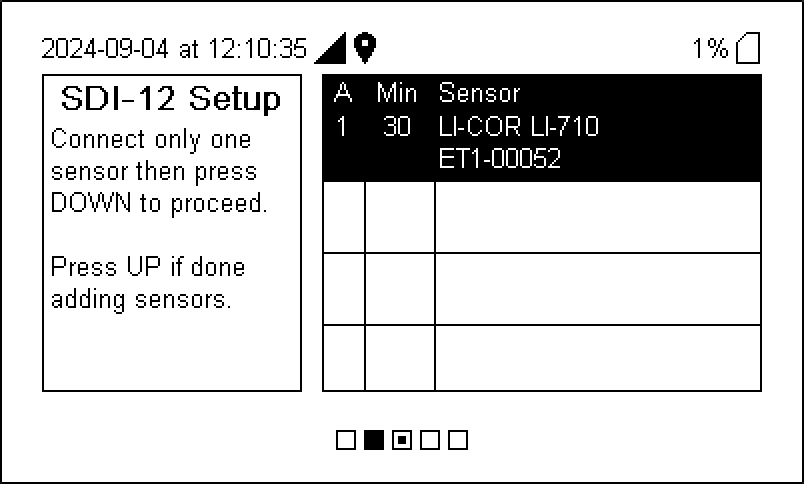 After connecting one sensor, continue to follow the instructions.