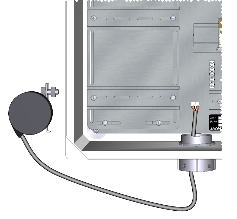 Connect the GPS antenna cable