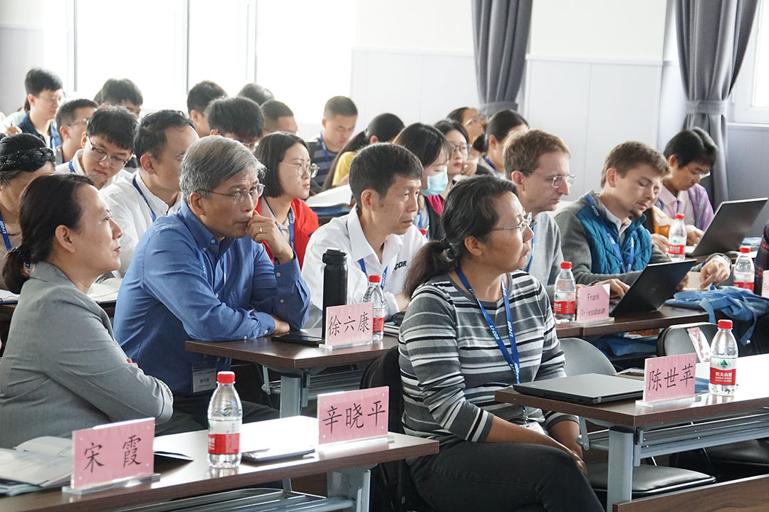 Eddy Covariance workshop attendees at a speaker session